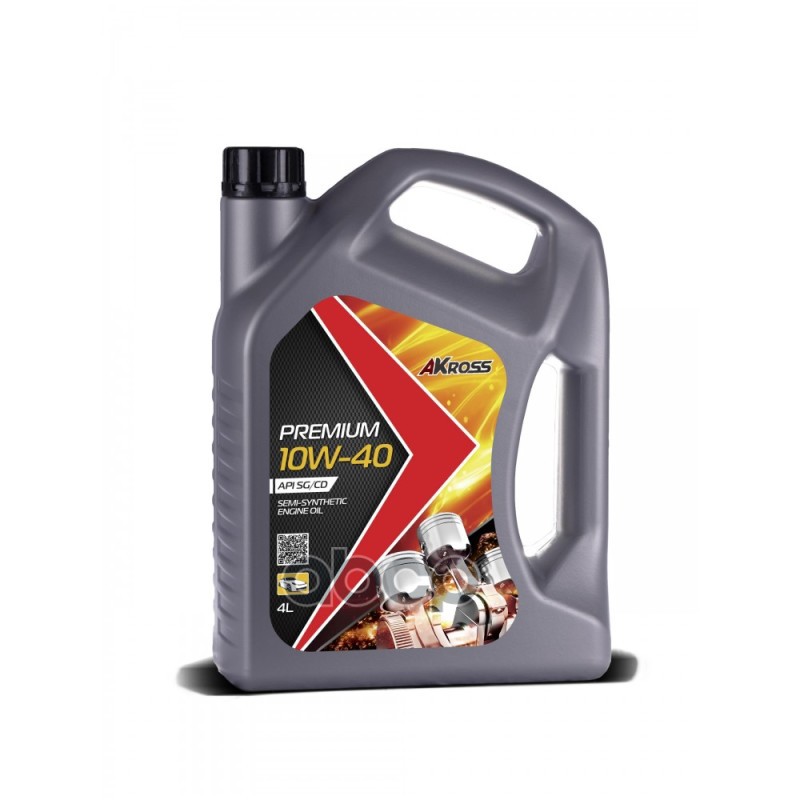 Моторное масло Akross Premium SG/CD 10W40 4л