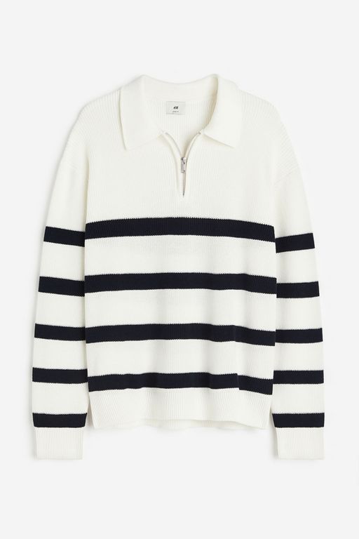 

Свитер мужской H&M 1207997 белый L, 1207997