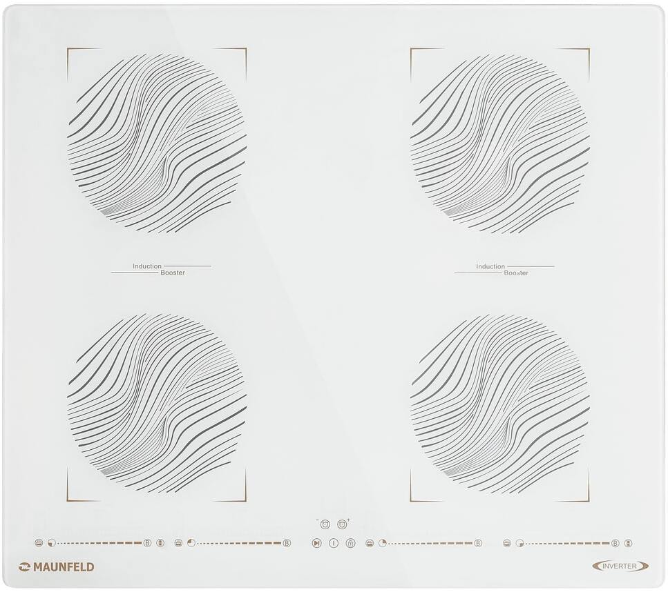 Встраиваемая варочная панель индукционная MAUNFELD CVI594SB2WHF белый