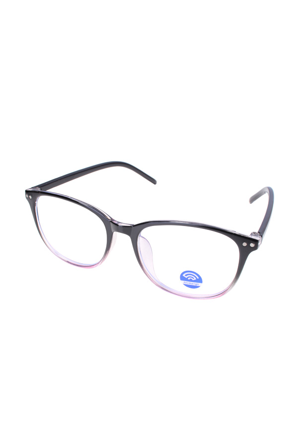 Очки для компьютера PROOPTIC розовый, черный (B006 Wayfarer C12 Black/Pink)