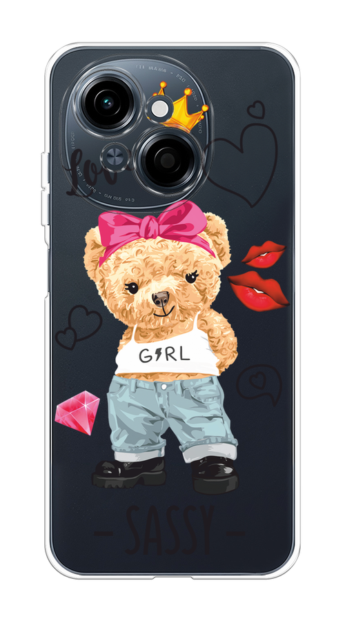 

Чехол на Tecno Spark Go 1/Pop 9 "Sugar Mommy", Голубой;белый;розовый, 309450-1