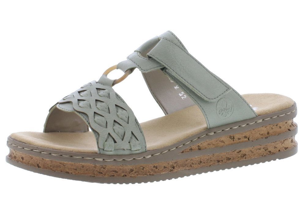 

Сабо женские Rieker 629K9/52 зеленые 40 RU, 629K9/52