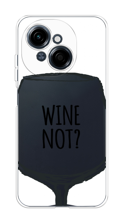 

Чехол на Tecno Spark Go 1/Pop 9 "Wine not white", Белый, 309450-1