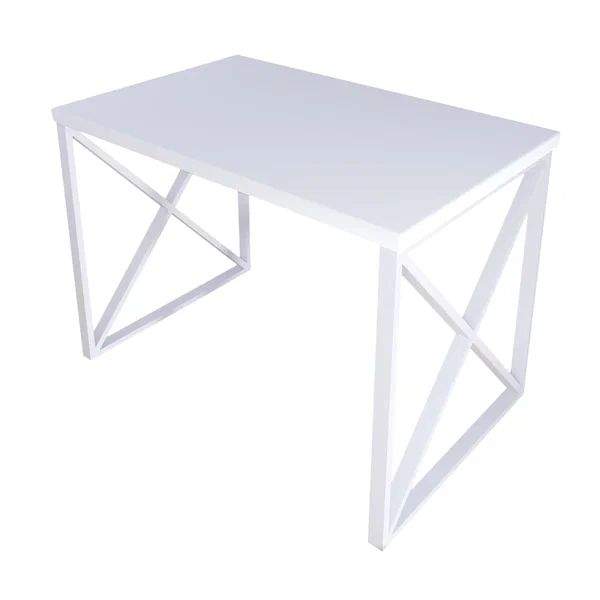 Стол кухонный Solarius Loft с крестообразными ножками 110х60х75, цвет белый