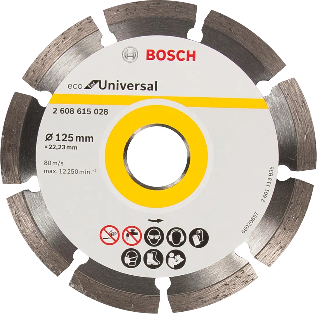 Диск алмазный универсальный Bosch Eco 125x22.23 мм