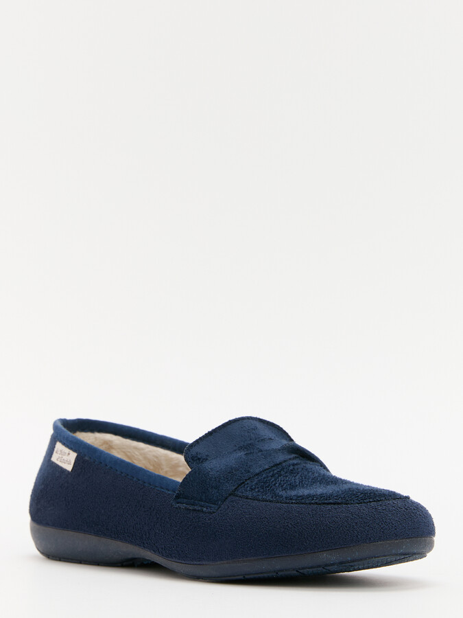 

Тапочки женские La Maison De L'espadrille 6140 синие 38 EU, Синий, 6140