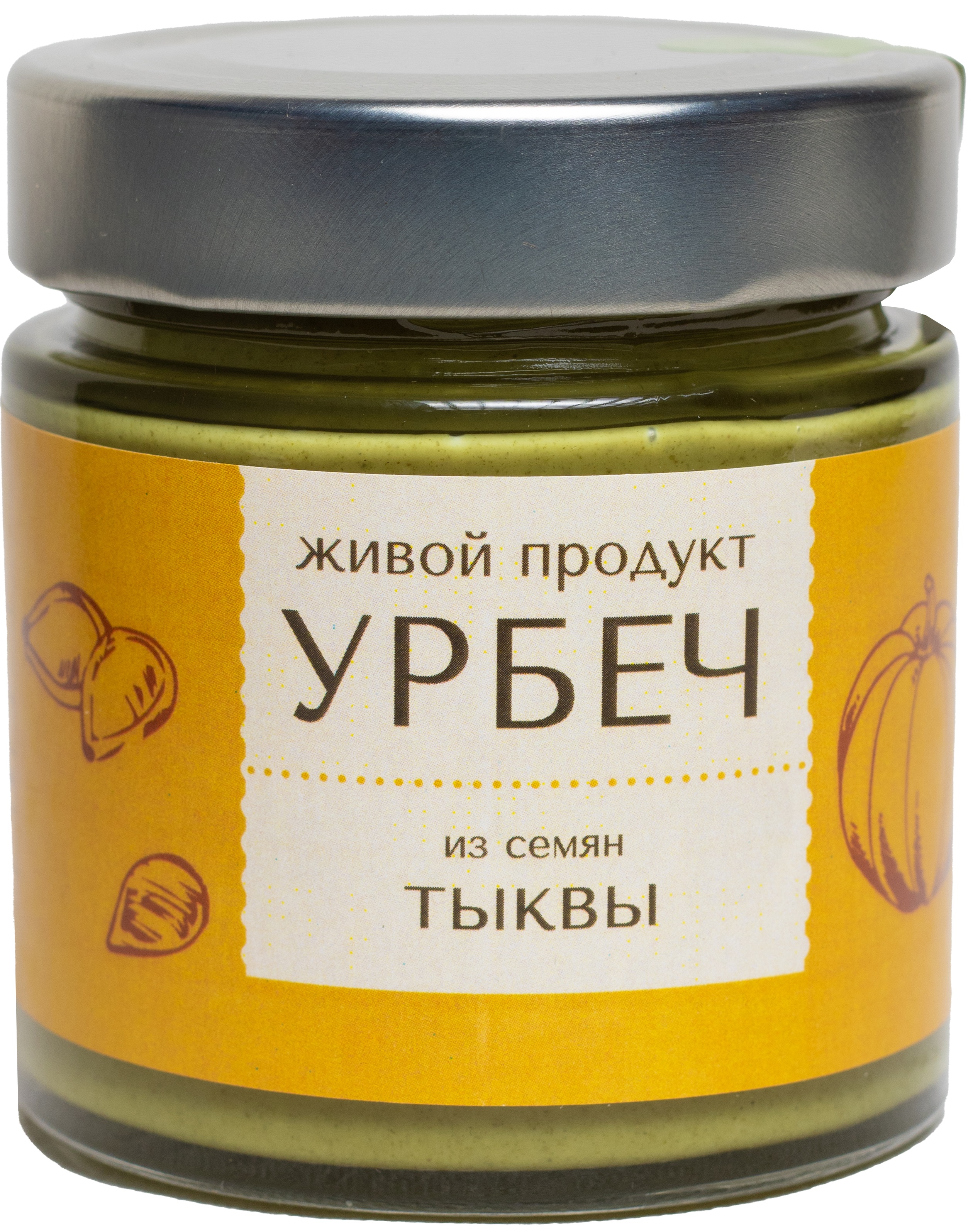 Урбеч Живой продукт из семян тыквы 200 г 561₽