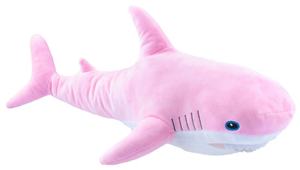 Мягкая игрушка Акула Fancy розовая 49 см