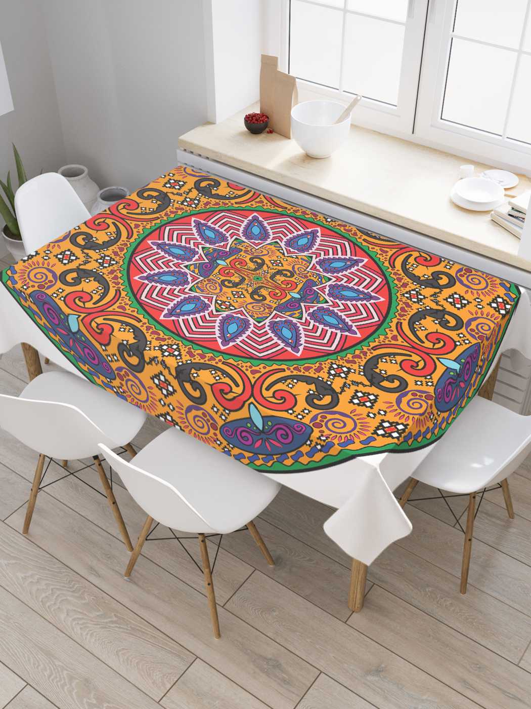 

Скатерть прямоугольная JoyArty "Карта вселенной" из оксфорда, 120x145 см, Коричневый, Карта вселенной