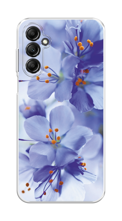 

Чехол на Samsung Galaxy A15 "Фиолетовые цветки", Фиолетовый;синий, 2108950-1