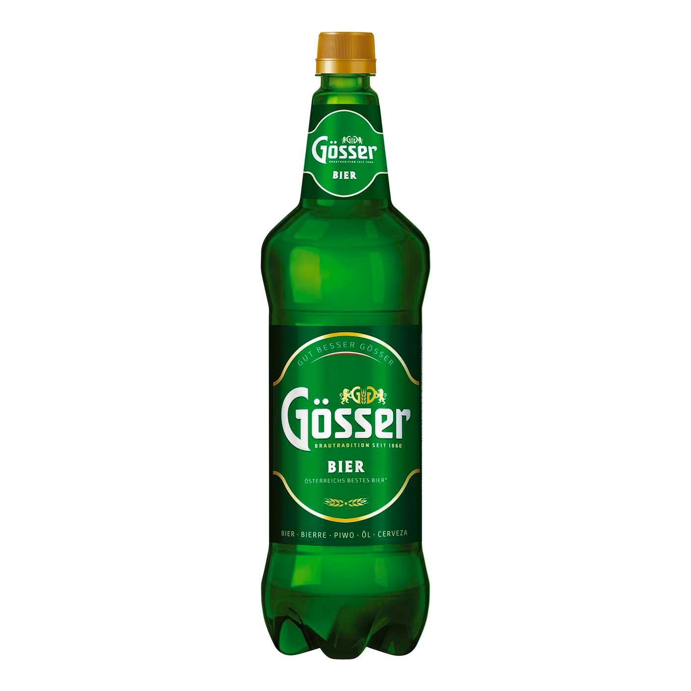 

Пиво Gosser светлое фильтрованное пастеризованное 4,7% 1,2 л