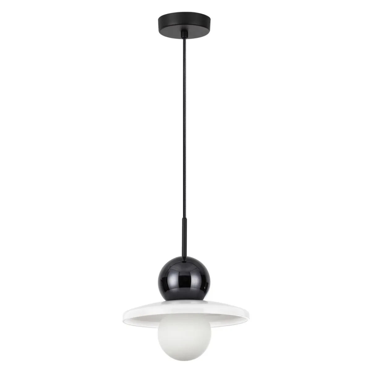

Подвесной светильник Odeon Light Hatty 5014/1D G9 LED 5W, цвет черный/белый/белый матовы