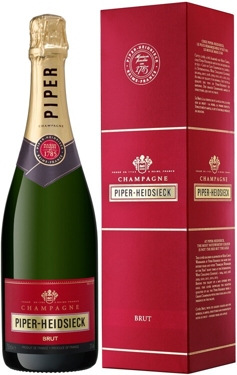 

Шампанское Piper-Heidsieck светлое брют Франция, 0,75 л + 2 бокала