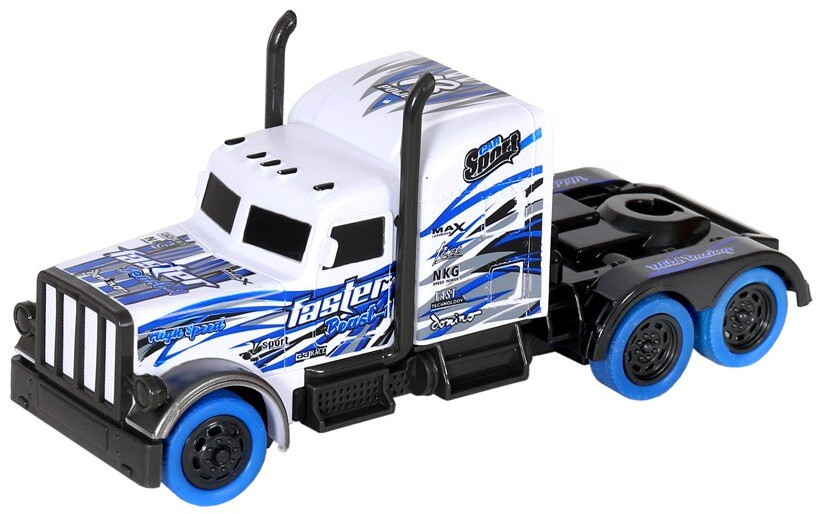 фото Crazon радиоуправляемый грузовик - тягач faster beast (2wd, акб, 1:16) - gm1929-blue