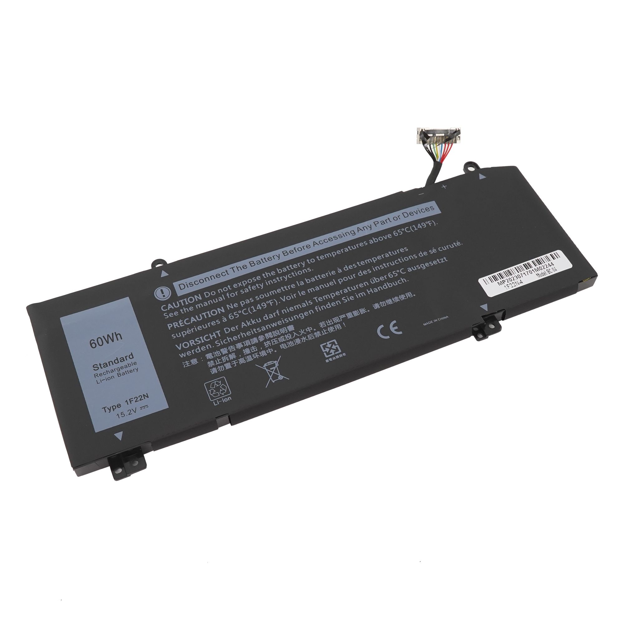 

Аккумулятор Azerty 0JJPFK для Dell G7 7590 / Alienware M15 R1 2018 (XRGXX, 08622M) 3720mAh, 0JJPFK