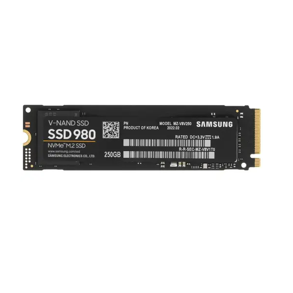 

SSD накопитель Samsung 980 M.2 2280 250 ГБ (MZ-V8V250BW), 980