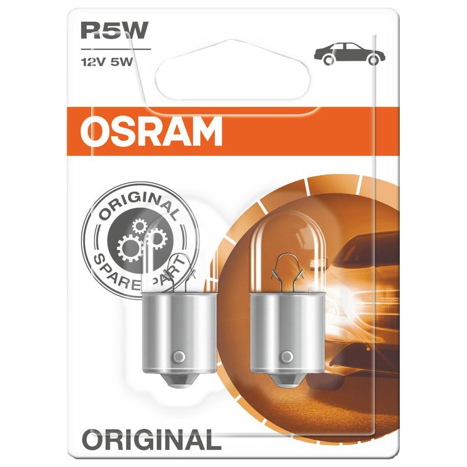 фото Osram лампа светодиодная r5w 12v-led 6000k (блистер 2шт.) 5007dwp-02b