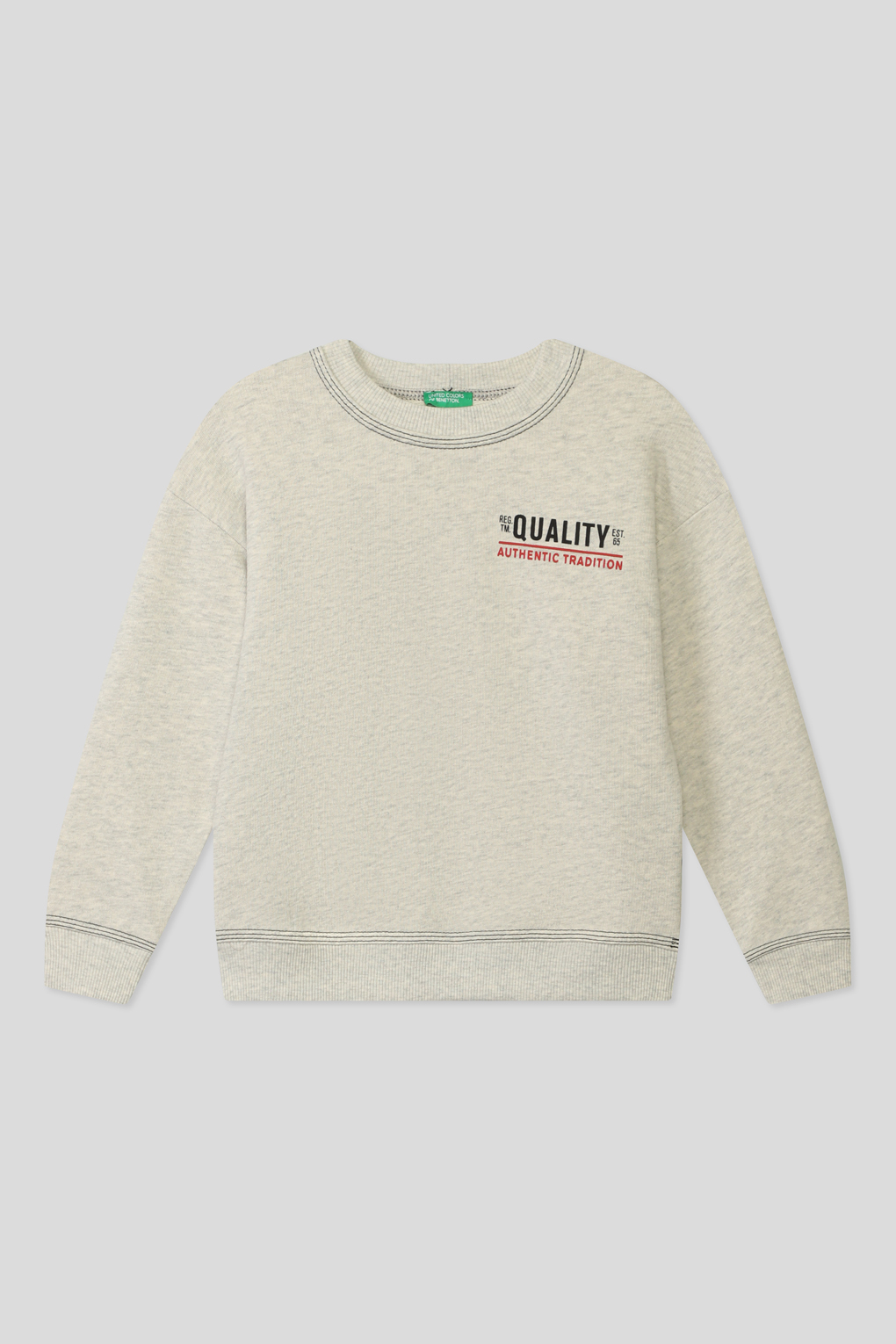 

Толстовка детская Benetton 3J68C10HO, серый, 128, 3J68C10HO