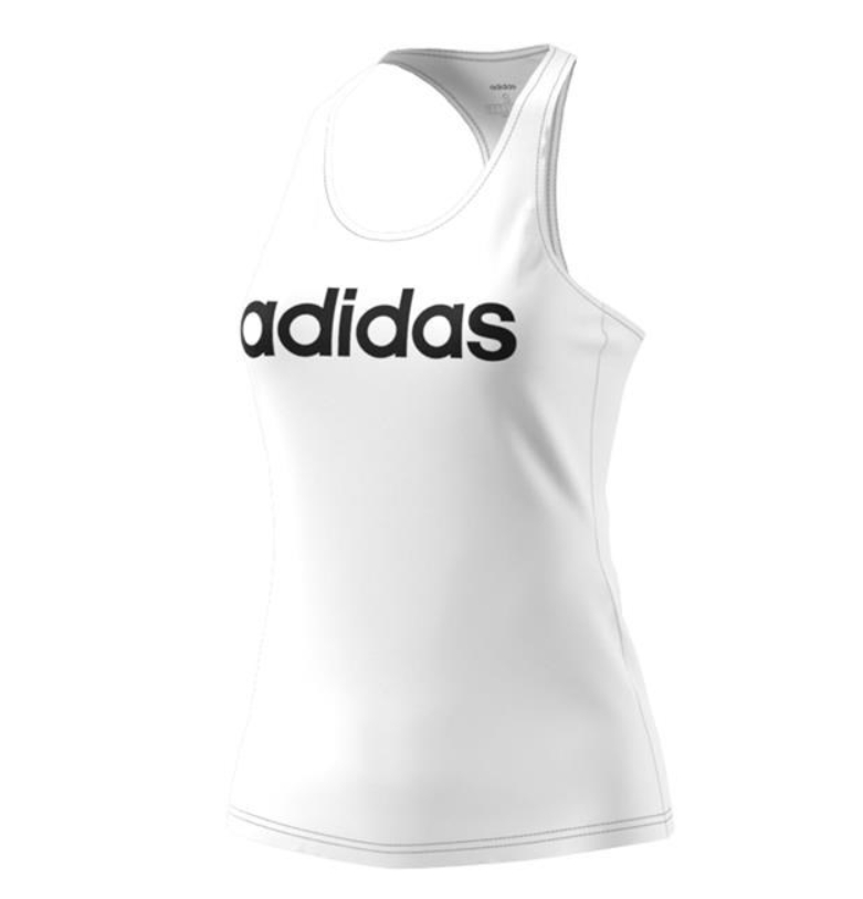 Топ Adidas White/Black для женщин, GE1108, размер S