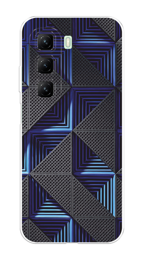 

Чехол на Infinix Hot 50 4G "IBM", Серый;синий, 3106550-1