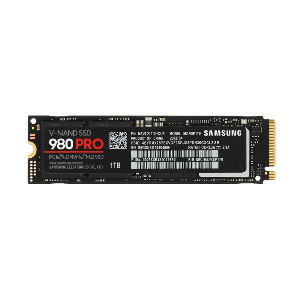 

SSD накопитель Samsung 980 PRO M.2 2280 1 ТБ (MZ-V8P1T0BW), 980 PRO