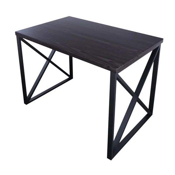 Стол кухонный Solarius Loft с крестообразными ножками 110х60х75, венге с черными ножками