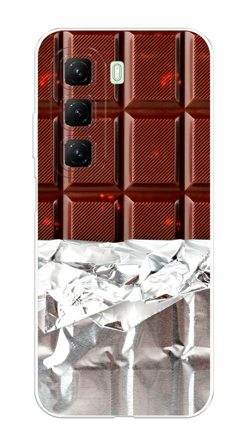 

Чехол на Infinix Hot 50 4G "Шоколад в обертке", Коричневый, 3106550-1