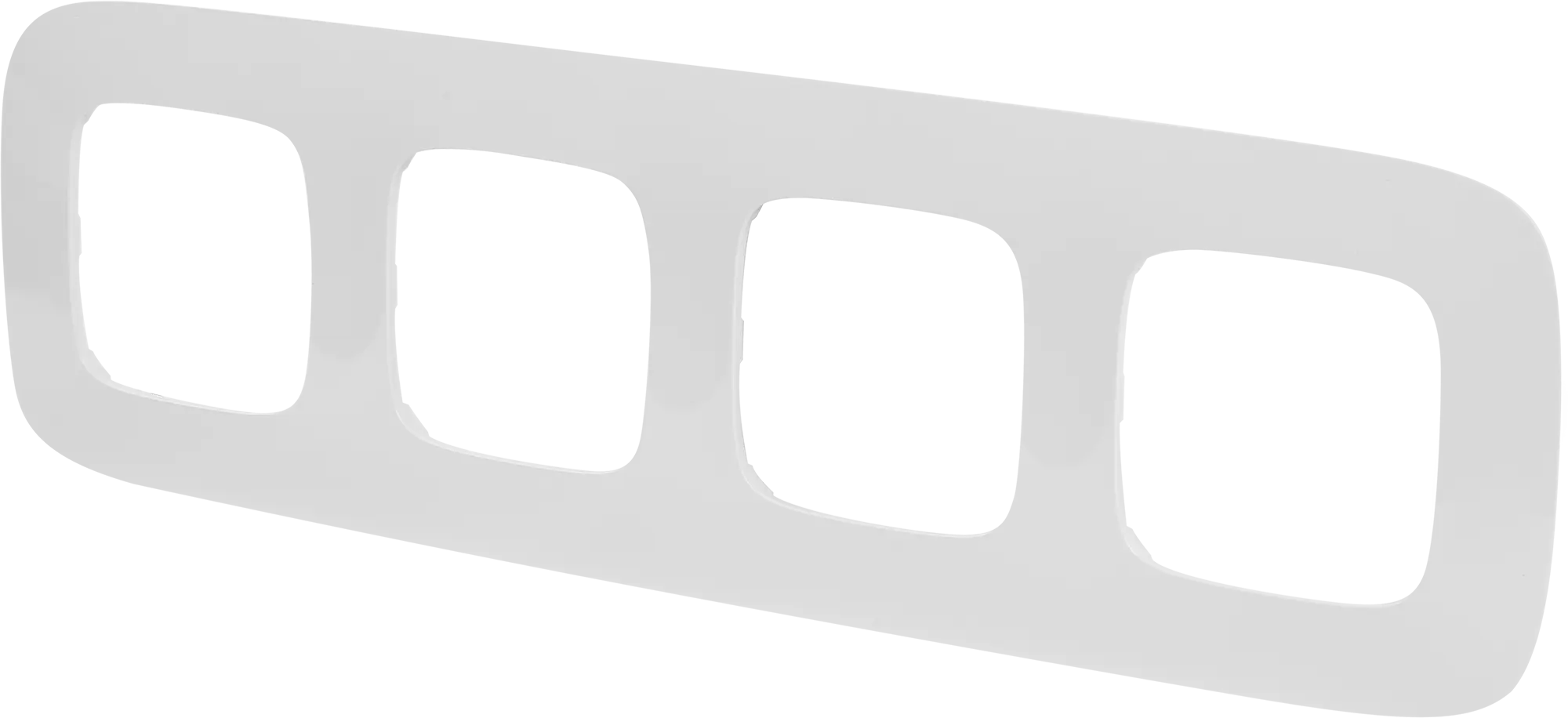 лицевая панель legrand celiane выключателя двухклавишного белая 068002 Рамка Legrand VLN-A 4 поста белая