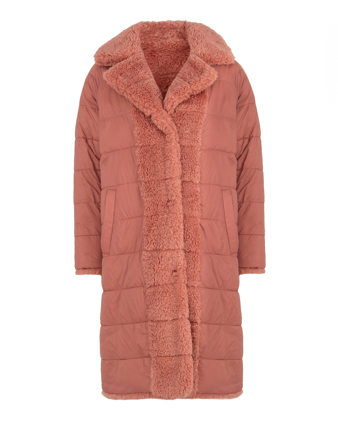 Пальто женское Essentiel ALEXANDER розовое 34 FR