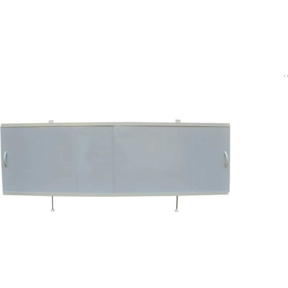 Лидер Экран под ванну из ПВХ панелей на алюминиевом каркасе белый 170 см