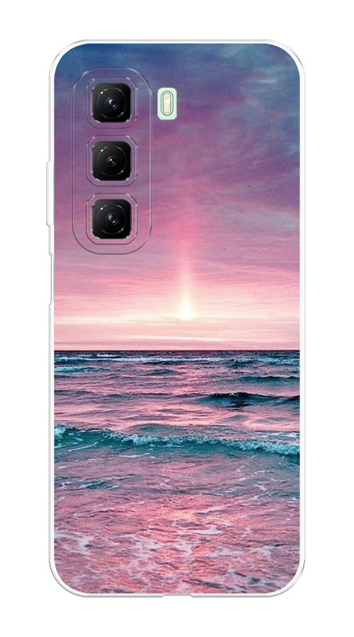 

Чехол на Infinix Hot 50 4G "Восход 3", Розовый;голубой, 3106550-1