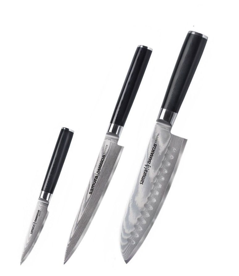 

Набор из 3-х кухонных ножей Samura, арт. SD-10,23,94, Damascus