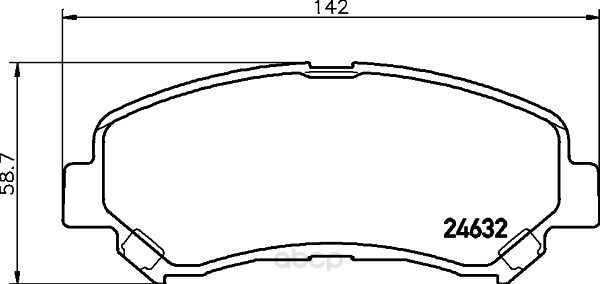 

Тормозные колодки HELLA PAGID/BEHR 8DB355028671