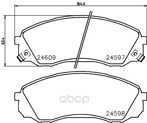 

Тормозные колодки HELLA PAGID/BEHR 8DB355029671