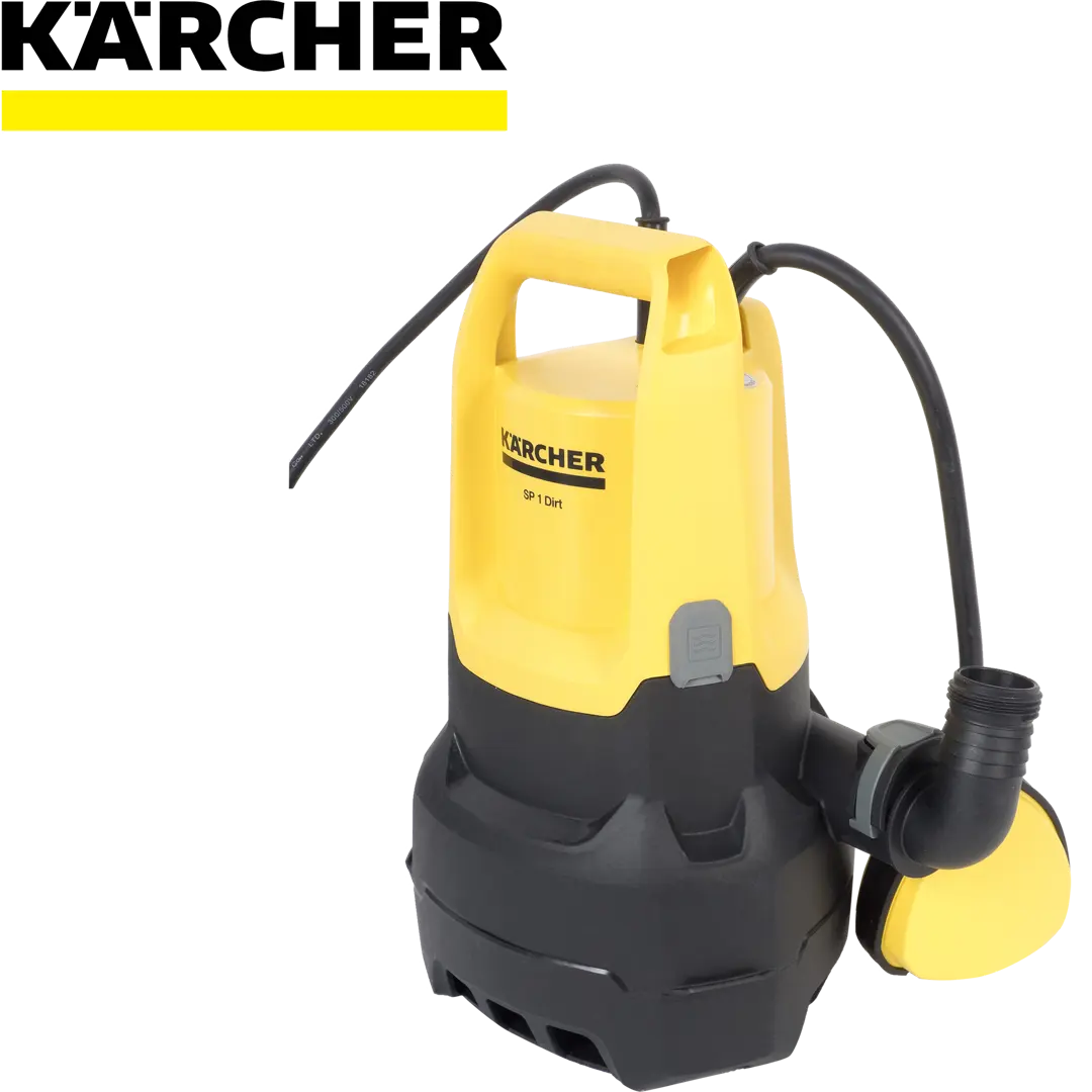 Насос погружной дренажный Karcher SP 1 Dirt EU для грязной воды, 5500 л/час