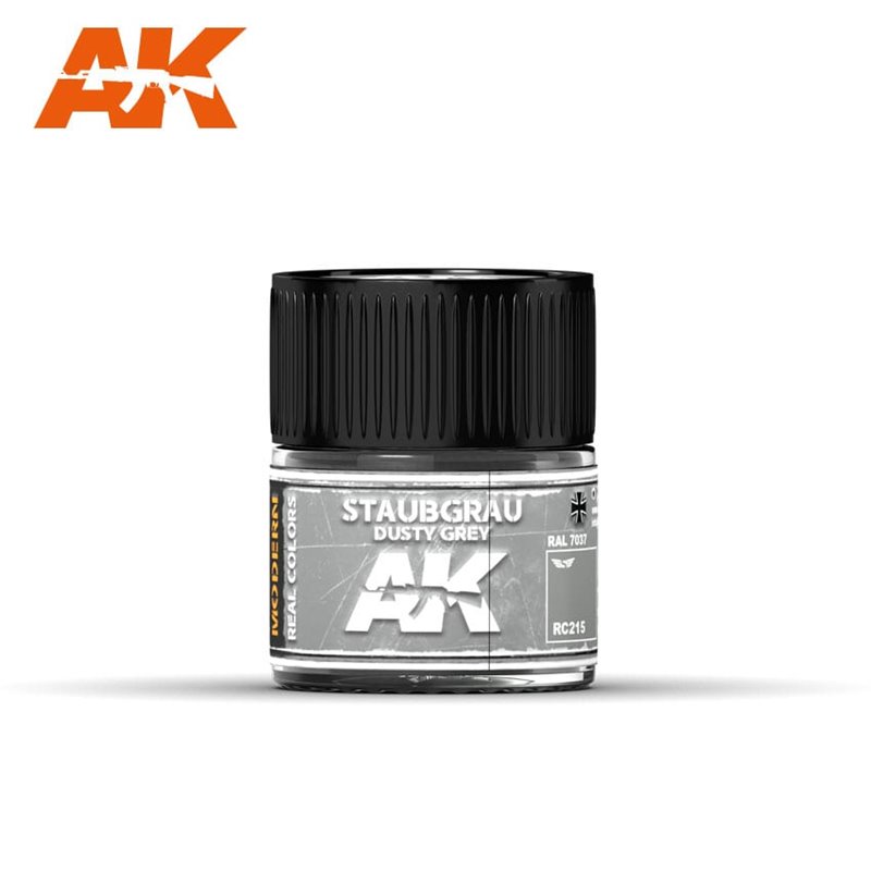 фото Краска акриловая ak interactive staubgrau-dusty grey ral 7037 10ml