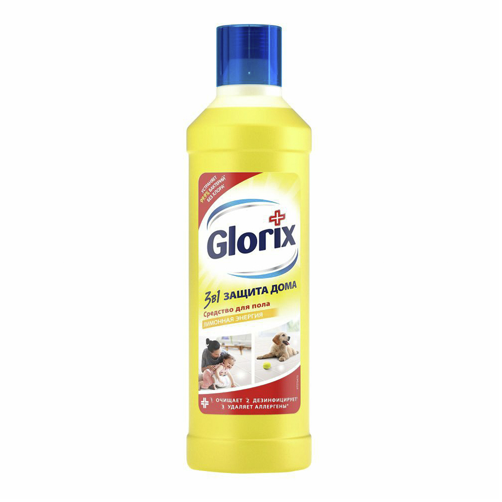 

Жидкость Glorix Лимонная энергия для мытья полов 1 л