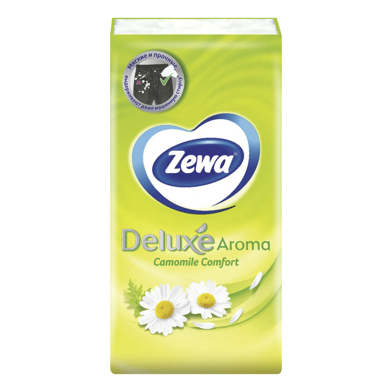 

Платочки носовые Zewa Deluxe Ромашка 10 шт