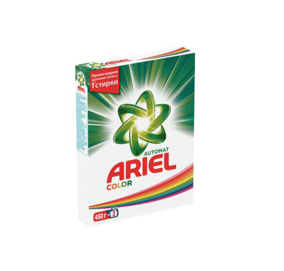 

Стиральный порошок Ariel Color автомат для цветного белья 450 г