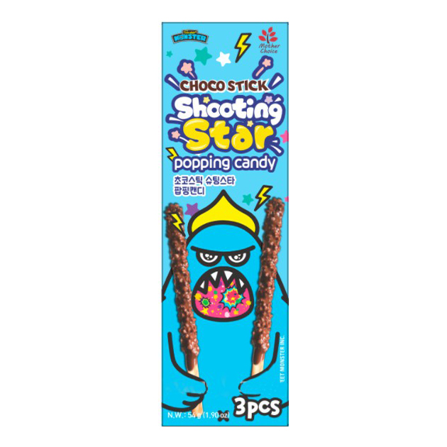 

Шоколадные палочки Shooting Star взрывная карамель 80 г