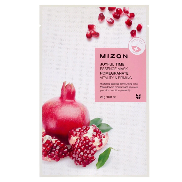 Маска для лица Mizon Joyful Time Essence Pomegranate 23 г ahava time to hydrate ночной восстанавливающий крем для нормальной и сухой кожи 50 0