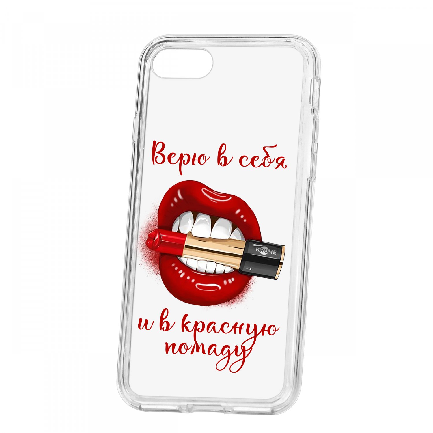 фото Чехол для apple iphone 7 / 8 / se 2020 кruче print red lipstick