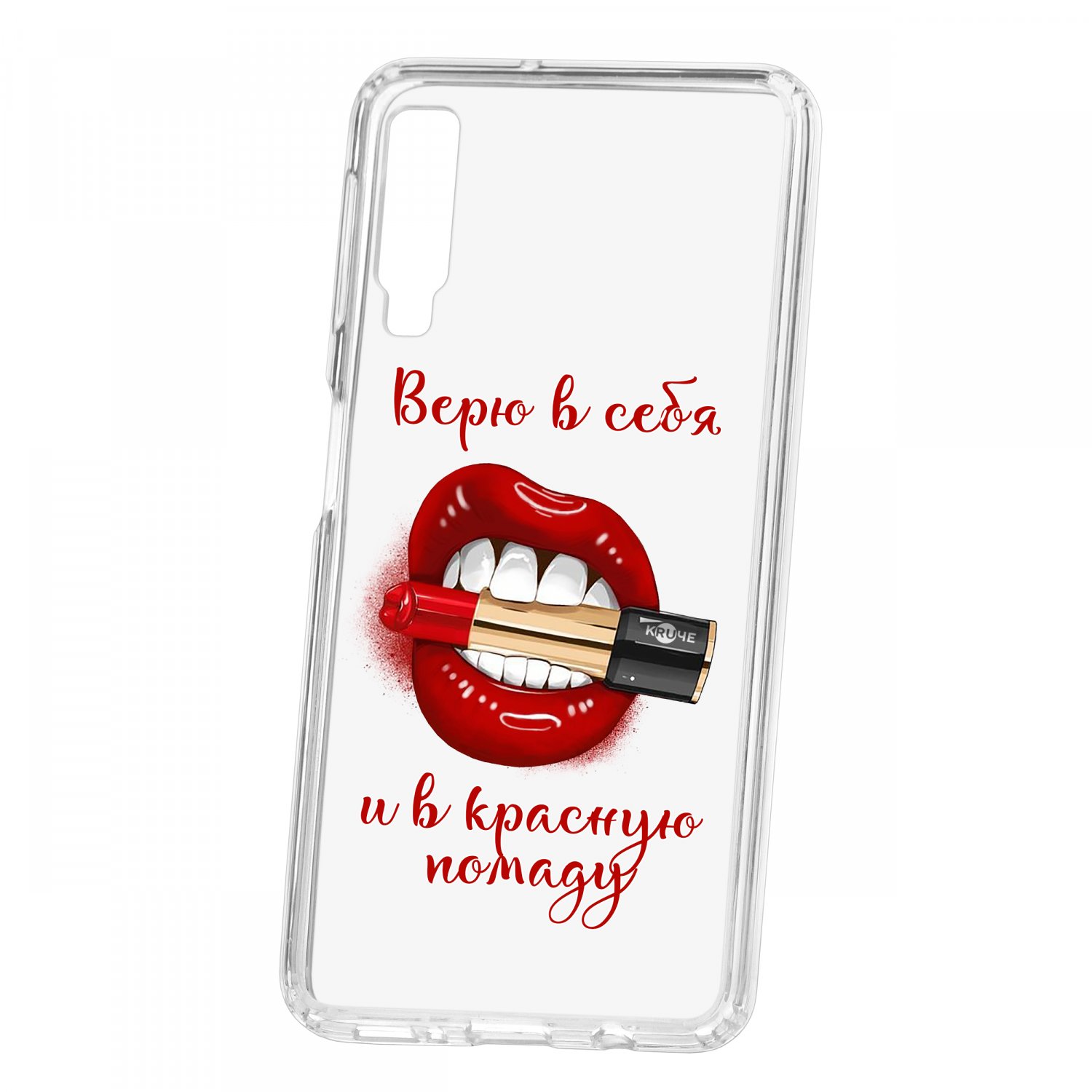 фото Чехол для samsung galaxy a7 кruче print red lipstick