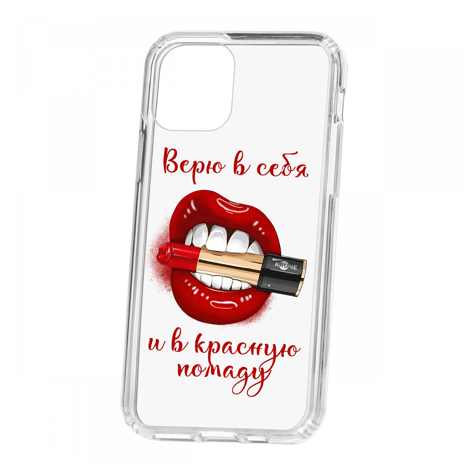 фото Чехол для apple iphone 11 pro кruче print red lipstick