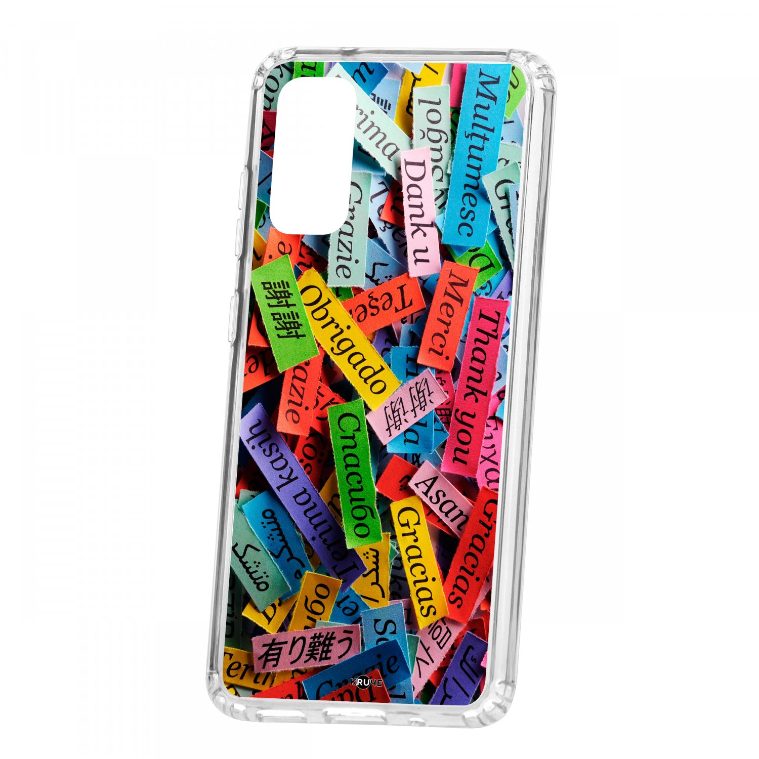 

Чехол для Samsung Galaxy S20 КRUЧЕ Print Thank you, Разноцветный, Print