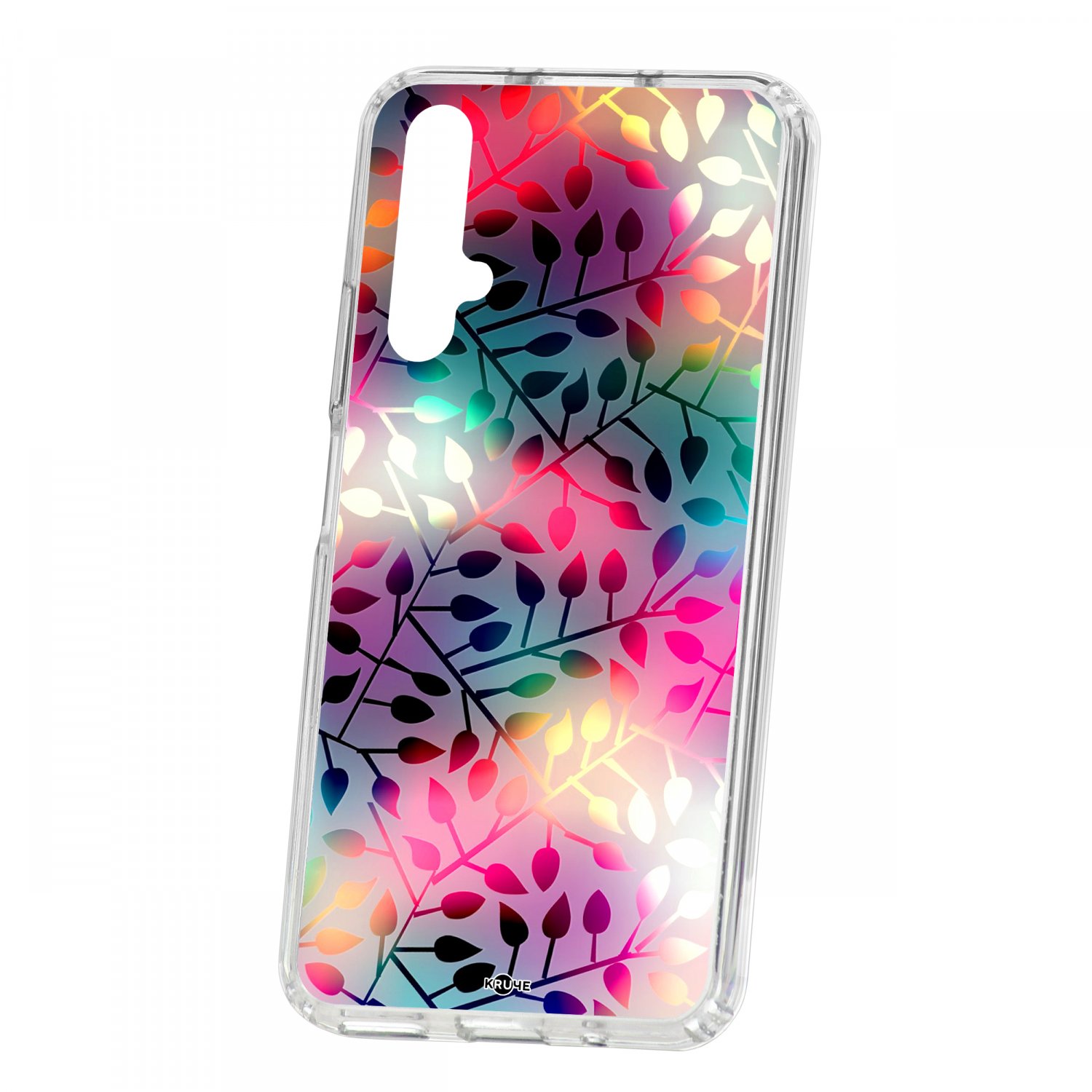 Чехол для Huawei Honor 20 КRUЧЕ Print Цветные листья
