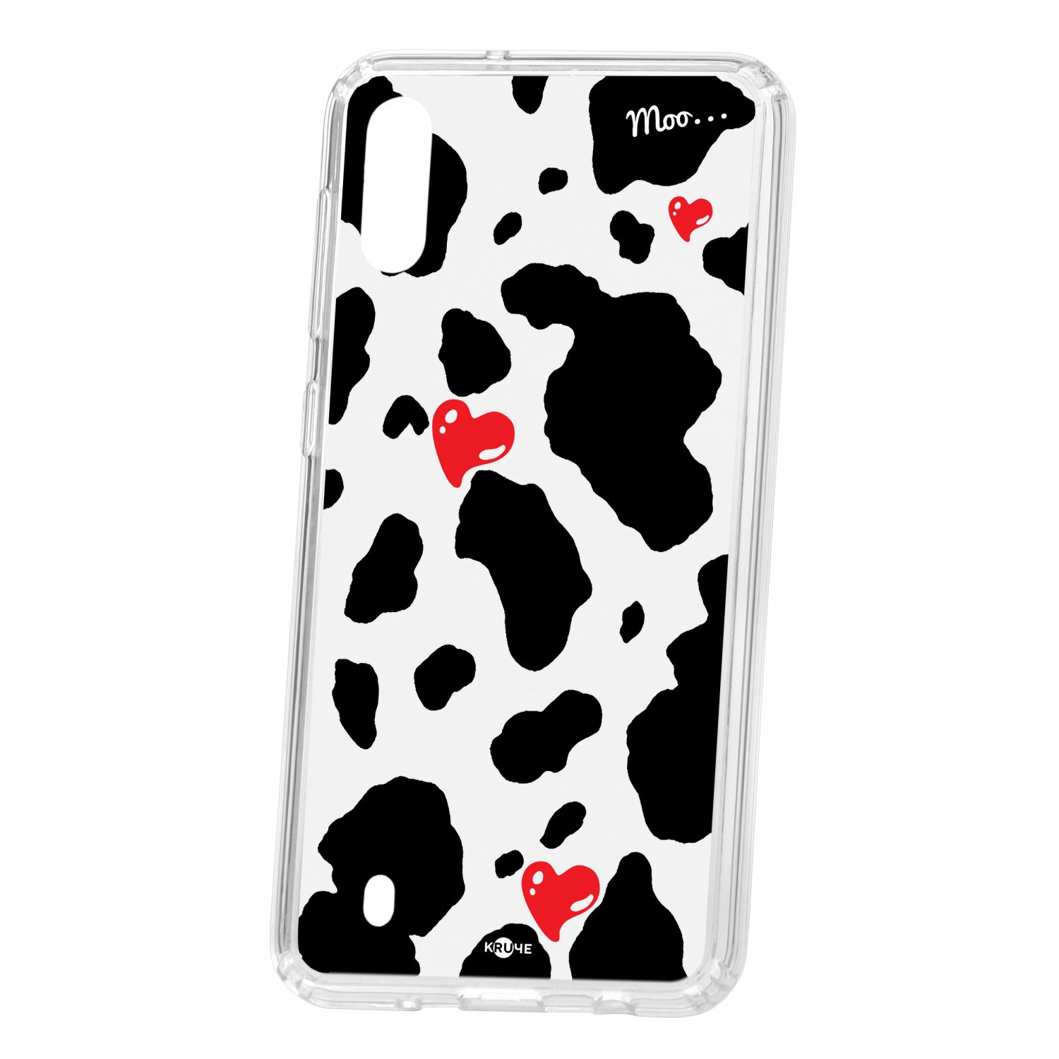 фото Чехол kruche samsung galaxy m10 print корова кruче