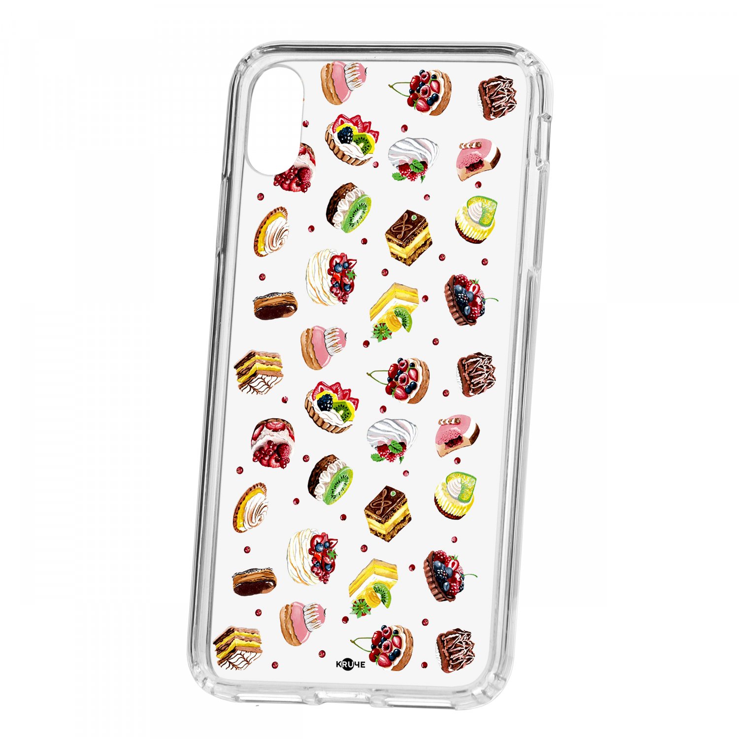 фото Чехол kruche apple iphone xs max print cake кruче