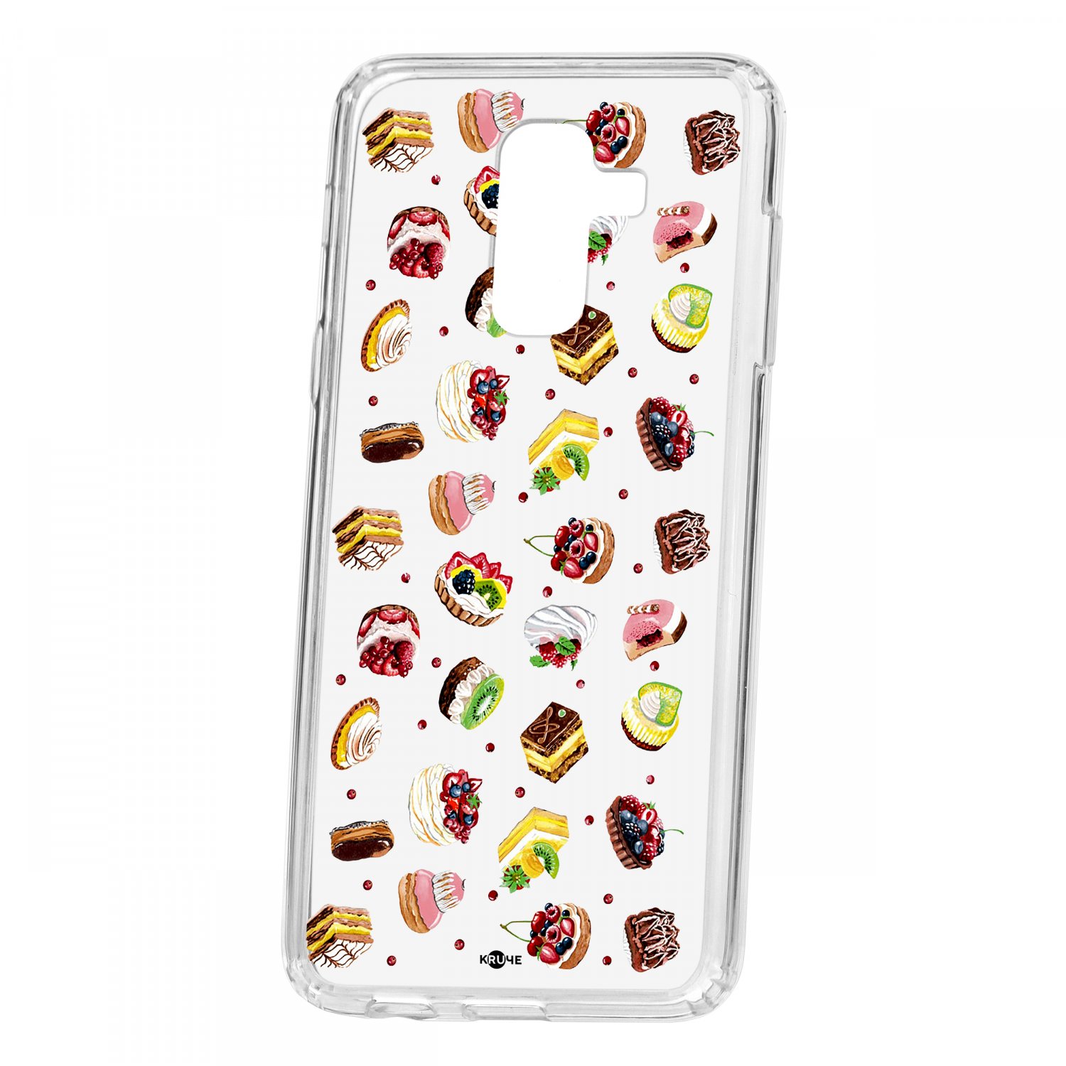 фото Чехол для samsung galaxy a6 plus (2018) a605f кruче print cake