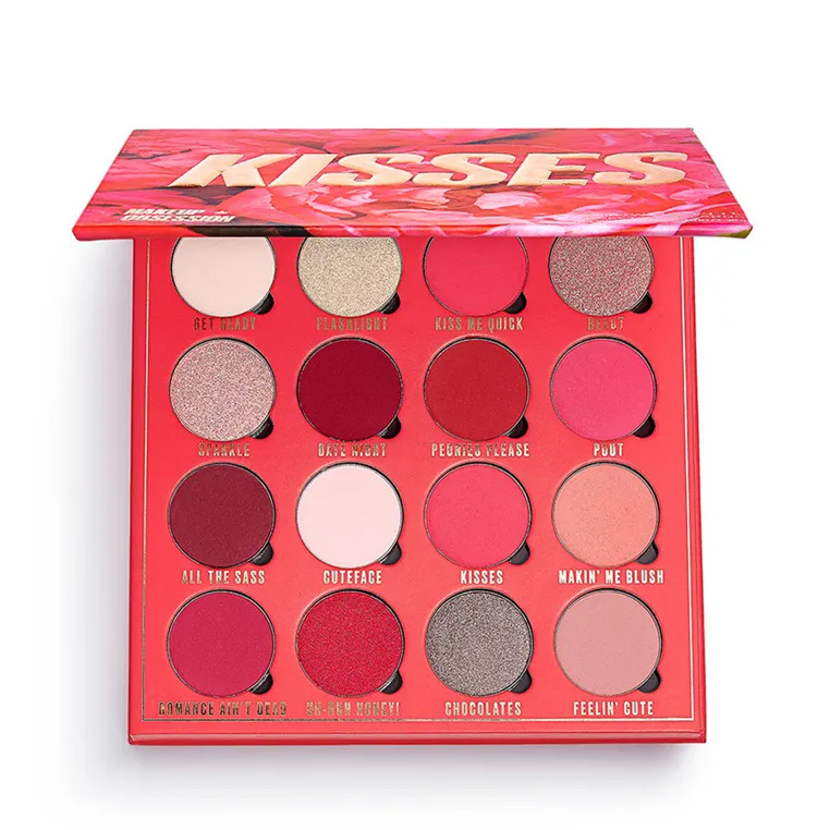 Палетка теней для век Makeup Obsession, Kisses, 20,8 г